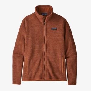 Patagonia Woman Better Sweater Full-Zip Jacket Rust Size Large